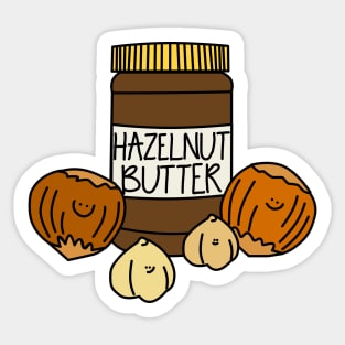 Hazelnut, butter, chocolate Sticker